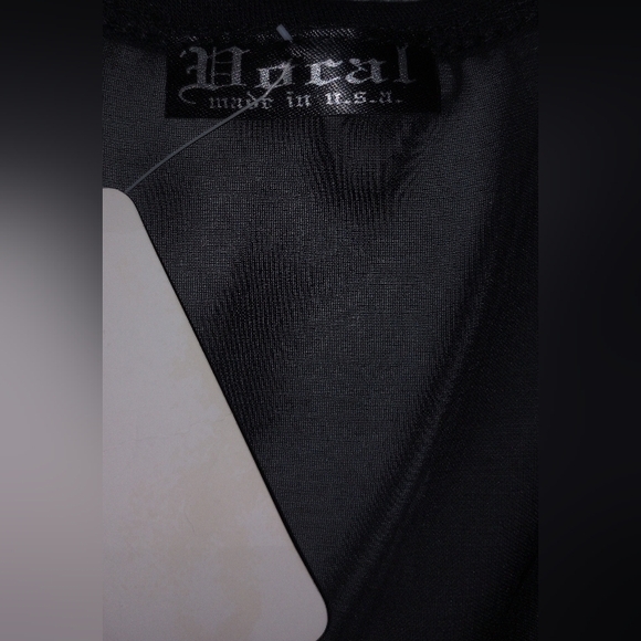 NWT Vocal Black Tank Top with Gem Motorcycle Graphic, Size S - Picture 4 of 5